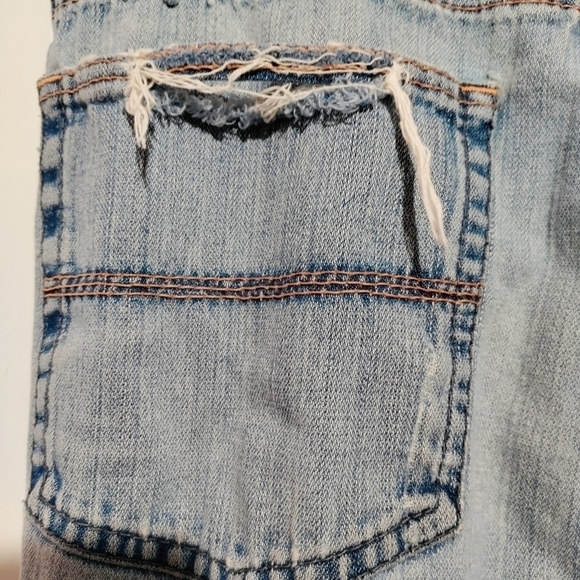 X2 Denim Laboratory #M42 boot cut destructed & distressed jeans mens size 36/34 - Picture 7 of 15